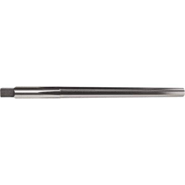 Union Butterfield - #7 Pin, 27/64" Diam, 0.3297" Small End, 13/32" Diam Straight Shank, 4-7/16" Flute, Taper Pin Reamer - Americas Industrial Supply
