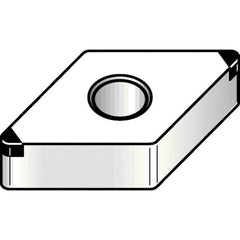 Kennametal - DNGA432 FWMT Grade KBH20 PCBN Turning Insert - Nano-Composite Finish, 55° Diamond, 1/2" Inscr Circle, 3/16" Thick, 1/32" Corner Radius - Americas Industrial Supply