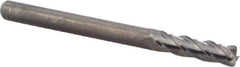 M.A. Ford - 3mm, 4 Flute, Single End, Solid Carbide, 0.5mm Corner Radius End Mill - 38mm OAL, 30° Helix, Right Hand Flute, 12mm LOC, Right Hand Cut - Americas Industrial Supply