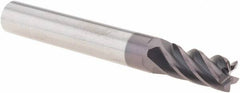 M.A. Ford - 9/32", 5 Flute, Single End, Solid Carbide, 0.015" Corner Radius End Mill - 2-1/2" OAL, 38° Helix, Right Hand Flute, 5/8" LOC, Right Hand Cut - Americas Industrial Supply