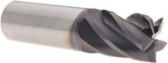 M.A. Ford - 1", 1-1/2" LOC, 1" Shank Diam, 4" OAL, 5 Flute, Solid Carbide Square End Mill - Single End, ALtima Finish, 38° Helix, Centercutting, Right Hand Cut, Right Hand Flute, Series 178 - Americas Industrial Supply