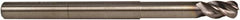 M.A. Ford - 12mm, 4 Flute, Single End, Solid Carbide, 2mm Corner Radius End Mill - 152mm OAL, 35/38° Helix, Right Hand Flute, 24mm LOC, Right Hand Cut, 62mm Extended Reach - Americas Industrial Supply