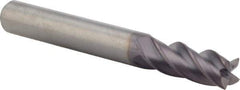 M.A. Ford - 5/16", 4 Flute, Single End, Solid Carbide, 0.015" Corner Radius End Mill - 2-1/2" OAL, 35/38° Helix, Right Hand Flute, 13/16" LOC, Right Hand Cut - Americas Industrial Supply