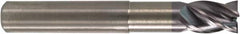 M.A. Ford - 10mm, 24mm LOC, 16mm Shank Diam, 98mm OAL, 4 Flute, Solid Carbide Square End Mill - Single End, ALtima Finish, 35/38° Helix, Centercutting, Right Hand Cut, Right Hand Flute, Series 177S - Americas Industrial Supply