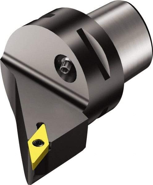 Sandvik Coromant - Right Hand Cut, Size C3, VBMT 11 02 04 & VBMT 2(1.5)1 Insert Compatiblity, Internal Modular Turning & Profiling Cutting Unit Head - 22mm Ctr to Cutting Edge, 40mm Head Length, Through Coolant, Series CoroTurn 107 - Americas Industrial Supply
