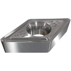 Iscar - DCMT2-1 SM Grade IC9150 Carbide Turning Insert - TiCN/Al2O3/TiN Finish, 55° Diamond, 1/4" Inscr Circle, 3/32" Thick, 1/64" Corner Radius - Americas Industrial Supply