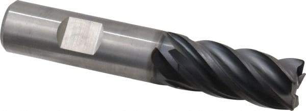 Kennametal - 5/8", 5 Flute, Solid Carbide, 0.03" Corner Radius End Mill - 3-1/2" OAL, 1-1/4" LOC - Americas Industrial Supply