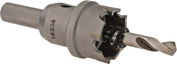 Hougen - 1-1/16" Diam, 1/8" Cutting Depth, Hole Saw - Carbide-Tipped Saw, Toothed Edge - Americas Industrial Supply