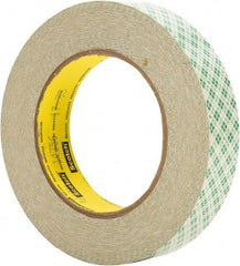 3M - 36 Yd Rubber Adhesive Double Sided Tape - 5 mil Thick, Paper Liner - Americas Industrial Supply