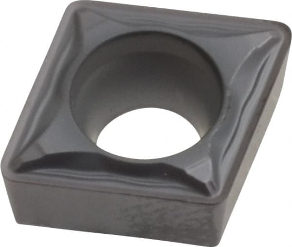 Kennametal - CCMT32.52 FP Grade KCU10 Carbide Turning Insert - 80° Diamond, 3/8" Inscr Circle, 5/32" Thick, 1/32" Corner Radius - Americas Industrial Supply