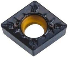 Kennametal - CCMT21.51 MP Grade KCP25 Carbide Turning Insert - TiCN/Al2O3 Finish, 80° Diamond, 1/4" Inscr Circle, 3/32" Thick, 1/64" Corner Radius - Americas Industrial Supply