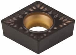 Kennametal - CCMT432 MP Grade KCP25 Carbide Turning Insert - TiCN/Al2O3 Finish, 80° Diamond, 1/2" Inscr Circle, 3/16" Thick, 1/32" Corner Radius - Americas Industrial Supply