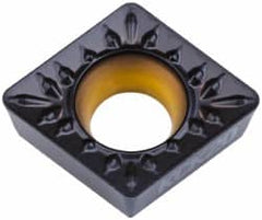Kennametal - CPMT32.52 MP Grade KCK20 Carbide Turning Insert - TiCN/Al2O3 Finish, 80° Diamond, 3/8" Inscr Circle, 5/32" Thick, 1/32" Corner Radius - Americas Industrial Supply
