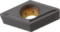 Kennametal - DCMT32.52 LF Grade KCP10 Carbide Turning Insert - TiCN/Al2O3 Finish, 55° Diamond, 3/8" Inscr Circle, 5/32" Thick, 1/32" Corner Radius - Americas Industrial Supply