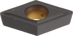 Kennametal - DPMT32.52 LF Grade KCP10 Carbide Turning Insert - TiCN/Al2O3 Finish, 55° Diamond, 3/8" Inscr Circle, 5/32" Thick, 1/32" Corner Radius - Americas Industrial Supply