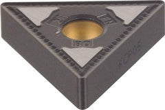 Kennametal - TNMG331 FN Grade KCP05 Carbide Turning Insert - TiCN/Al2O3 Finish, 60° Triangle, 3/8" Inscr Circle, 3/16" Thick, 1/64" Corner Radius - Americas Industrial Supply