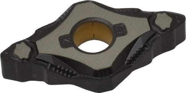 Kennametal - DNMG432 CT Grade KCP25 Carbide Turning Insert - TiCN/Al2O3 Finish, 55° Diamond, 1/2" Inscr Circle, 3/16" Thick, 1/32" Corner Radius - Americas Industrial Supply