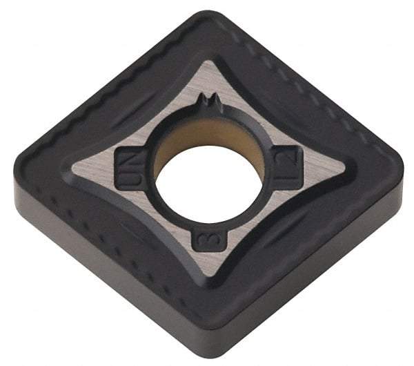 Kennametal - CNMG433 UN Grade KCK20 Carbide Turning Insert - TiCN/Al2O3 Finish, 80° Diamond, 1/2" Inscr Circle, 3/16" Thick, 3/64" Corner Radius - Americas Industrial Supply
