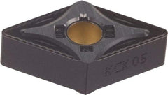 Kennametal - DNMG434 UN Grade KCK20 Carbide Turning Insert - TiCN/Al2O3 Finish, 55° Diamond, 1/2" Inscr Circle, 3/16" Thick, 1/16" Corner Radius - Americas Industrial Supply
