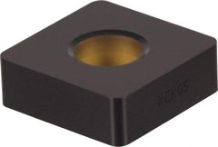 Kennametal - SNMA432 Grade KCK20 Carbide Turning Insert - TiCN/Al2O3 Finish, 90° Square, 1/2" Inscr Circle, 3/16" Thick, 1/32" Corner Radius - Americas Industrial Supply