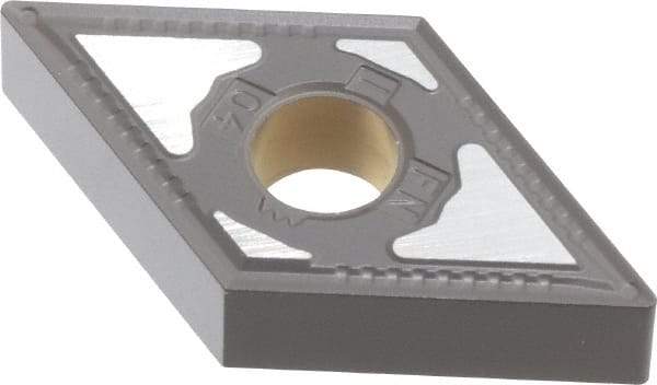 Kennametal - DNMG431 FN Grade KCK05 Carbide Turning Insert - TiCN/Al2O3 Finish, 55° Diamond, 1/2" Inscr Circle, 3/16" Thick, 1/64" Corner Radius - Americas Industrial Supply