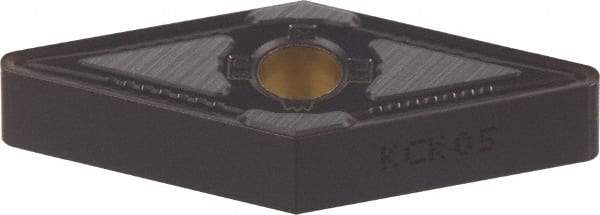 Kennametal - VNMG331 FN Grade KCK05 Carbide Turning Insert - TiCN/Al2O3 Finish, 35° Diamond, 3/8" Inscr Circle, 3/16" Thick, 1/64" Corner Radius - Americas Industrial Supply