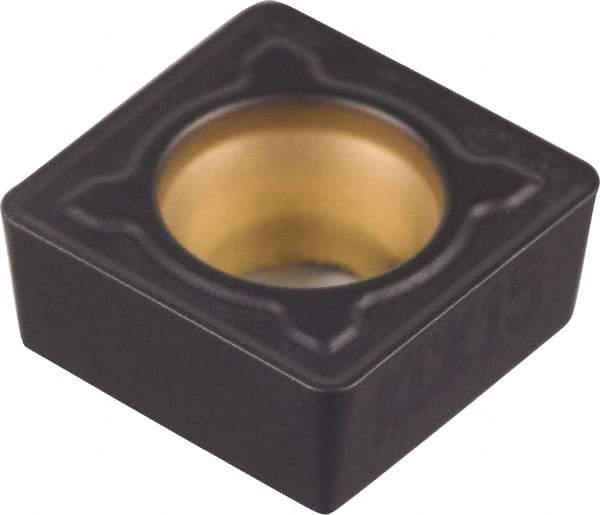Kennametal - SCMT432 MF Grade KCK20 Carbide Turning Insert - TiCN/Al2O3 Finish, 90° Square, 1/2" Inscr Circle, 3/16" Thick, 1/32" Corner Radius - Americas Industrial Supply