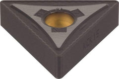 Kennametal - TNMG332 UN Grade KCK20 Carbide Turning Insert - TiCN/Al2O3 Finish, 60° Triangle, 3/8" Inscr Circle, 3/16" Thick, 1/32" Corner Radius - Americas Industrial Supply