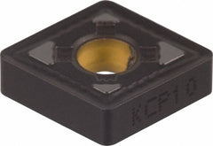 Kennametal - CNMG433 FN Grade KCP25 Carbide Turning Insert - TiCN/Al2O3 Finish, 80° Diamond, 1/2" Inscr Circle, 3/16" Thick, 3/64" Corner Radius - Americas Industrial Supply