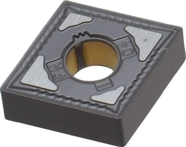 Kennametal - CNMG431 FN Grade KCP10 Carbide Turning Insert - TiCN/Al2O3 Finish, 80° Diamond, 1/2" Inscr Circle, 3/16" Thick, 1/64" Corner Radius - Americas Industrial Supply