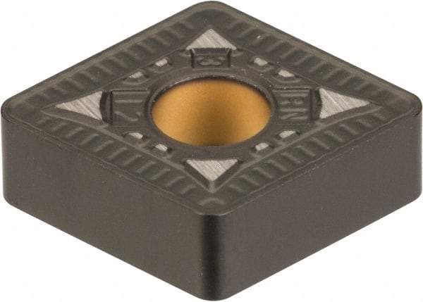 Kennametal - CNMG433 RN Grade KCP25 Carbide Turning Insert - TiCN/Al2O3 Finish, 80° Diamond, 1/2" Inscr Circle, 3/16" Thick, 3/64" Corner Radius - Americas Industrial Supply