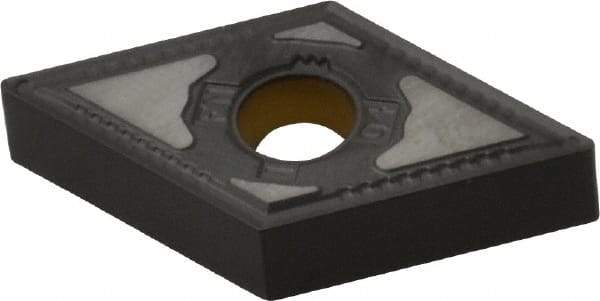 Kennametal - DNMG431 FN Grade KCP25 Carbide Turning Insert - TiCN/Al2O3 Finish, 55° Diamond, 1/2" Inscr Circle, 3/16" Thick, 1/64" Corner Radius - Americas Industrial Supply