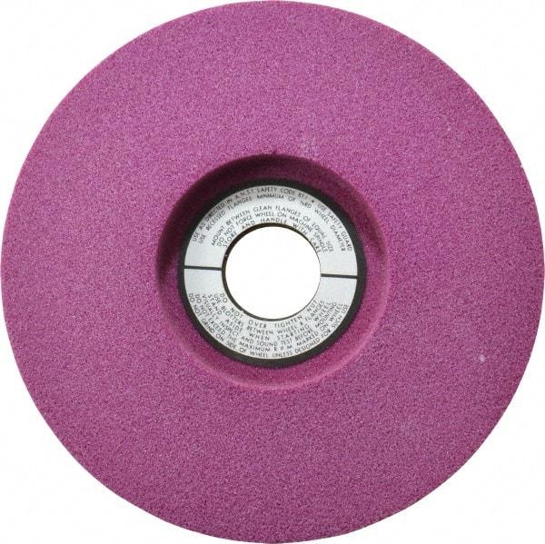 Grier Abrasives - 7" Diam x 1-1/4" Hole x 1" Thick, J Hardness, 60 Grit Surface Grinding Wheel - Aluminum Oxide, Type 5, Medium Grade, 3,600 Max RPM, Vitrified Bond, One-Side Recess - Americas Industrial Supply