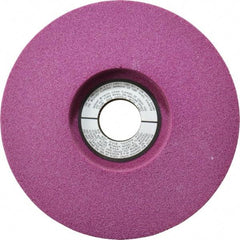 Grier Abrasives - 7" Diam x 1-1/4" Hole x 1" Thick, J Hardness, 60 Grit Surface Grinding Wheel - Aluminum Oxide, Type 5, Medium Grade, 3,600 Max RPM, Vitrified Bond, One-Side Recess - Americas Industrial Supply
