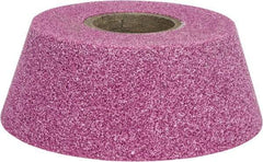 Grier Abrasives - 4" Diam, 1-1/4" Hole Size, 2-3/16" Overall Thickness, 60 Grit, Type 11 Tool & Cutter Grinding Wheel - Medium Grade, Aluminum Oxide, K Hardness, Vitrified Bond, 6,207 RPM - Americas Industrial Supply