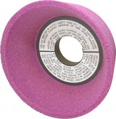 Grier Abrasives - 5" Diam, 1-1/4" Hole Size, 2-3/16" Overall Thickness, 60 Grit, Type 11 Tool & Cutter Grinding Wheel - Medium Grade, Aluminum Oxide, K Hardness, Vitrified Bond, 4,966 RPM - Americas Industrial Supply