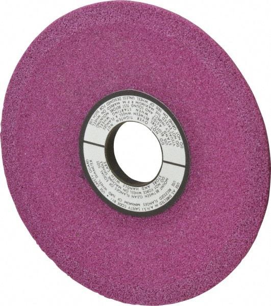 Grier Abrasives - 6" Diam, 1-1/4" Hole Size, 1/2" Overall Thickness, 46 Grit, Type 12 Tool & Cutter Grinding Wheel - Coarse Grade, Aluminum Oxide, J Hardness, Vitrified Bond, 4,138 RPM - Americas Industrial Supply