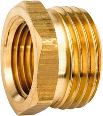 ANDERSON METALS - 3/4 MGHT & 3/8 NPT Garden Hose Male x FIP - Lead Free Brass, Male Hose to Female Pipe Connector - Americas Industrial Supply