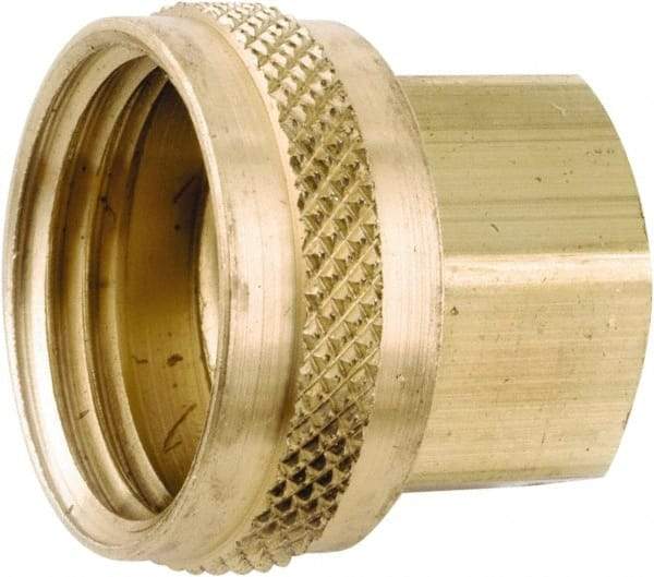 ANDERSON METALS - 3/4 FGHT & 1/2 FPT Garden Hose Female x FIP Swivel - Lead Free Brass, Female Hose to Female Pipe Swivel Connector - Americas Industrial Supply