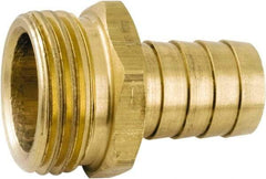 ANDERSON METALS - 3/4 GHT Garden Hose Barb x Male - Lead Free Brass, Male Hose to Barb Connector - Americas Industrial Supply