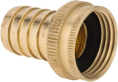 ANDERSON METALS - 3/4 GHT Garden Hose Barb x Female Swivel - Lead Free Brass, Female Hose to Barb Connector - Americas Industrial Supply