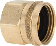 ANDERSON METALS - 3/4 FGHT & 3/4 FPT Garden Hose Female x FIP Swivel - Lead Free Brass, Female Hose to Female Pipe Swivel Connector - Americas Industrial Supply