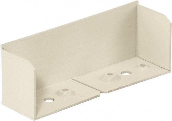 Hubbell Wiring Device-Kellems - 4.59 Inch Long x 1.31 Inch Wide x 1.64 Inch High, Rectangular Raceway Fitting - Ivory, For Use with HBL4750 Series Raceways - Americas Industrial Supply