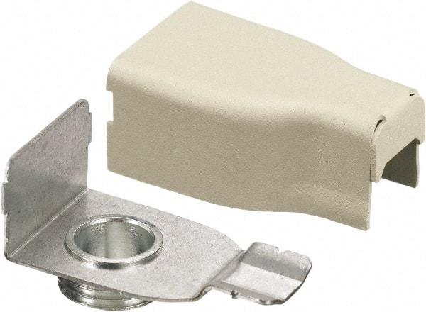 Hubbell Wiring Device-Kellems - 2.13 Inch Long x 1.24 Inch Wide x Raceway Connector Coupling - Ivory, For Use with HBL500 Series Raceways and HBL750 Series Raceways - Americas Industrial Supply