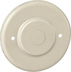 Hubbell Wiring Device-Kellems - 4.19 Inch Wide x 0.38 Inch High, Round Raceway Cover - Ivory, For Use with HBL500 Series Raceways and HBL750 Series Raceways - Americas Industrial Supply