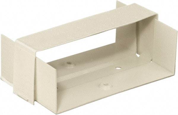 Hubbell Wiring Device-Kellems - 5.02 Inch Long x 2.79 Inch Wide, Rectangular Raceway Fitting - Ivory, For Use with HBL4750 Series Raceways - Americas Industrial Supply