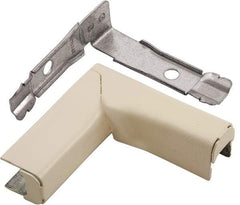 Hubbell Wiring Device-Kellems - 2.98 Inch Long x 0.94 Inch Wide x 3 Inch High, Raceway Elbow End - 90°, Ivory, For Use with HBL500 Series Raceways and HBL750 Series Raceways - Americas Industrial Supply