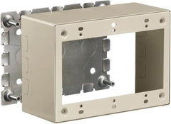 Hubbell Wiring Device-Kellems - 6.45 Inch Long x 2-3/4 Inch Wide x 4.54 Inch High, Rectangular Raceway Box - Ivory, For Use with HBL500 Series Raceways and HBL750 Series Raceways - Americas Industrial Supply