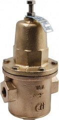 Conbraco - 400 Max psi Direct Pressure Reducing Valve - 1-1/2" Female NPT Connection, 13.19" High x 6-3/4" Wide, 25 to 75 psi Reduced Pressure Range - Americas Industrial Supply