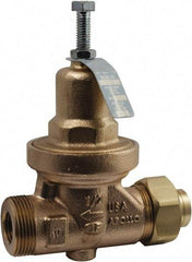 Conbraco - 250 Max psi Direct Pressure Reducing Valve - 1" Female NPT Connection, 6.88" High x 5-1/2" Wide, 25 to 75 psi Reduced Pressure Range - Americas Industrial Supply